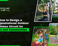 multigenerational outdoor fitness circuit